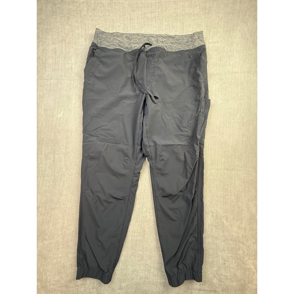 Duluth Trading Co NoGA Namastash Joggers Gray Performance Pants Womens 16